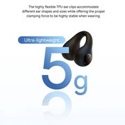 Casti sport open-ear Bluetooth, TWS Baseus AirGo AS01, alb