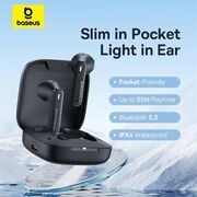 Casti wireless, half-in-ear Baseus Bowie E16 Touch Control - Roz