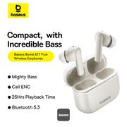 Casti cu bass profund in-ear Bluetooth Baseus Bowie E17, alb