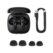 Casti wireless waterproof, TWS, in-ear Baseus Bowie E19, negru