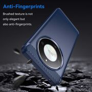 Husa pentru Honor Magic 6 Lite Carbon Silicone, albastru