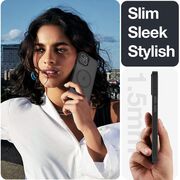 Husa pentru iPhone 15 Plus cu MagSafe, Ghost Series, translucent - negru