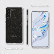 Husa sclipici Samsung Galaxy S21 FE 5G Techsuit SparkleSkin, transparenta
