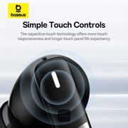 Casti Bluetooth TWS Noise Cancelling Baseus Bowie E20, negru