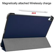 Husa pentru Apple iPad Air 13 2025 / 2024 M3, M2 cu functie wake-up/sleep, tip stand, navy blue