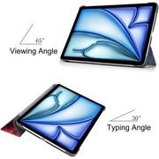 Husa pentru Apple iPad Pro 11 (2024) M4 cu functie wake-up/sleep, tip stand, galaxy