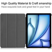 Husa pentru Apple iPad Pro 11 (2024) M4 cu functie wake-up/sleep, tip stand, galaxy