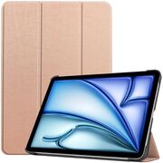 Husa pentru Apple iPad Air 13 2025 / 2024 M3, M2 cu functie wake-up/sleep, tip stand, rose gold