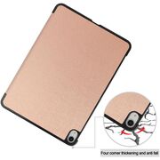 Husa pentru Apple iPad Air 13 2025 / 2024 M3, M2 cu functie wake-up/sleep, tip stand, rose gold