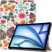 Husa pentru Apple iPad Air 13 2025 / 2024 M3, M2 cu functie wake-up/sleep, tip stand, butterfly