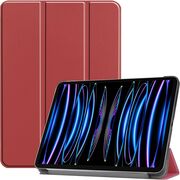 Husa pentru Apple iPad Pro 11 (2024) M4 cu functie wake-up/sleep, tip stand, burgundy