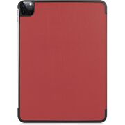 Husa pentru Apple iPad Pro 11 (2024) M4 cu functie wake-up/sleep, tip stand, burgundy
