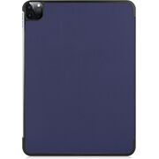 Husa pentru Apple iPad Pro 13 (2024) M4 cu functie wake-up/sleep, tip stand, navy blue