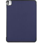 Husa pentru Apple iPad Pro 11 (2024) M4 cu functie wake-up/sleep, tip stand, navy blue