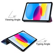 Husa pentru Apple iPad Pro 13 (2024) M4 cu functie wake-up/sleep, tip stand, unicorn