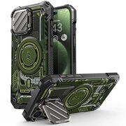 Husa iPhone 15 Pro Max Supcase Unicorn Beetle XT MagSafe, Green Circuit