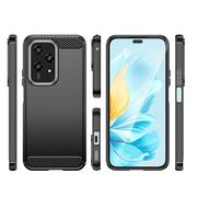 Husa pentru Honor 200 Lite Carbon Liquid Silicone, negru