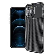 Husa iPhone 12 Pro Max Techsuit CarbonFiber, negru