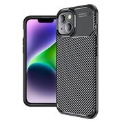 Husa iPhone 14 Techsuit CarbonFiber, negru