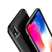 Husa iPhone XR Techsuit CarbonFiber, negru