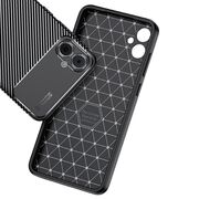 Husa Samsung Galaxy A05 Techsuit CarbonFiber, negru