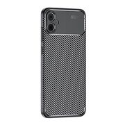 Husa Samsung Galaxy A05 Techsuit CarbonFiber, negru