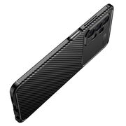 Husa Samsung Galaxy A23 Techsuit CarbonFiber, negru