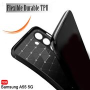 Husa Samsung Galaxy A35 5G Techsuit CarbonFiber, negru