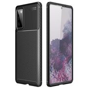 Husa Samsung Galaxy S20 FE Techsuit CarbonFiber, negru
