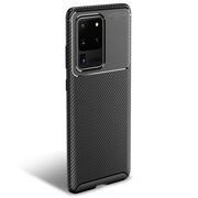 Husa Samsung Galaxy S20 Ultra Techsuit CarbonFiber, negru