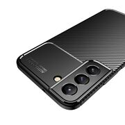 Husa Samsung Galaxy S21 Plus 5G Techsuit CarbonFiber, negru