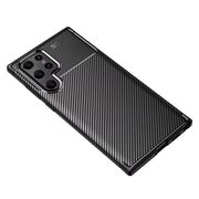 Husa Samsung Galaxy S22 Ultra 5G Techsuit CarbonFiber, negru