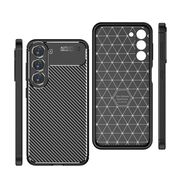 Husa Samsung Galaxy S23 Techsuit CarbonFiber, negru