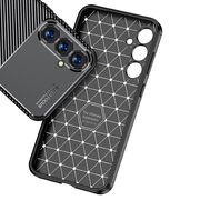 Husa Samsung Galaxy S23 FE Techsuit CarbonFiber, negru