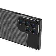 Husa Samsung Galaxy S23 Ultra Techsuit CarbonFiber, negru