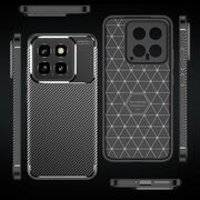 Husa Xiaomi 14 Techsuit CarbonFiber, negru