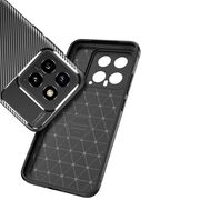 Husa Xiaomi 14 Techsuit CarbonFiber, negru
