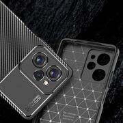 Husa Xiaomi Redmi Note 12 Pro Techsuit CarbonFiber, negru