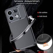 Husa Xiaomi Redmi Note 13 5G Techsuit CarbonFiber, negru