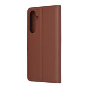 Husa Samsung Galaxy A55 5G Techsuit Leather Folio, maro