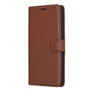 Husa Samsung Galaxy A55 5G Techsuit Leather Folio, maro