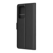 Husa pentru  Samsung Galaxy Note 20 Ultra tip carte cu inchidere magnetica, compartimente pentru carduri si functie stand, negru
