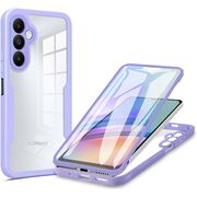 Pachet 360: Husa cu folie integrata pentru Samsung Galaxy A55 Cover360 fata / spate - mov