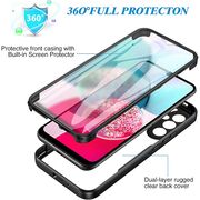 Pachet 360: Husa cu folie integrata pentru Samsung Galaxy A14 Cover360 fata / spate - roz