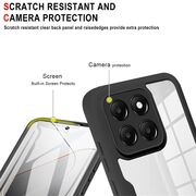 Pachet 360: Husa cu folie integrata pentru Xiaomi 14 Cover360 fata / spate, negru