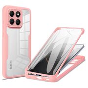 Pachet 360: Husa cu folie integrata pentru Xiaomi 14 Cover360 fata / spate - roz