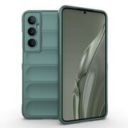 Husa pentru Realme C65 Liquid Silicone, Microfibre Lining, Non-Slip Airbag Design, verde