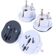 Adaptor priza universal pentru calatorie Techsuit, gri, C529