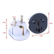 Adaptor priza universal pentru calatorie Techsuit, gri, C529