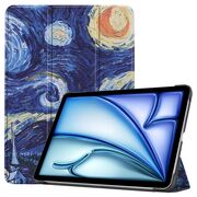 Husa pentru Apple iPad Air 11 2024 / 2025​ M2, M3, cu functie wake-up/sleep, tip stand, starry night